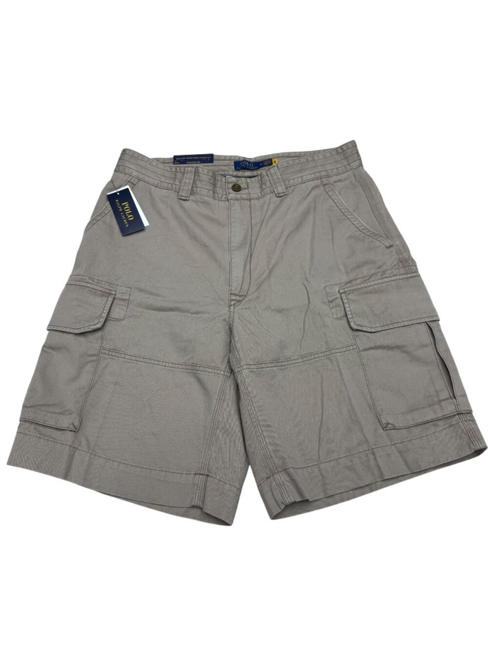 Polo Ralph Lauren Men's Tan Relaxed Fit Cargo Shorts, Size 36 NWT
